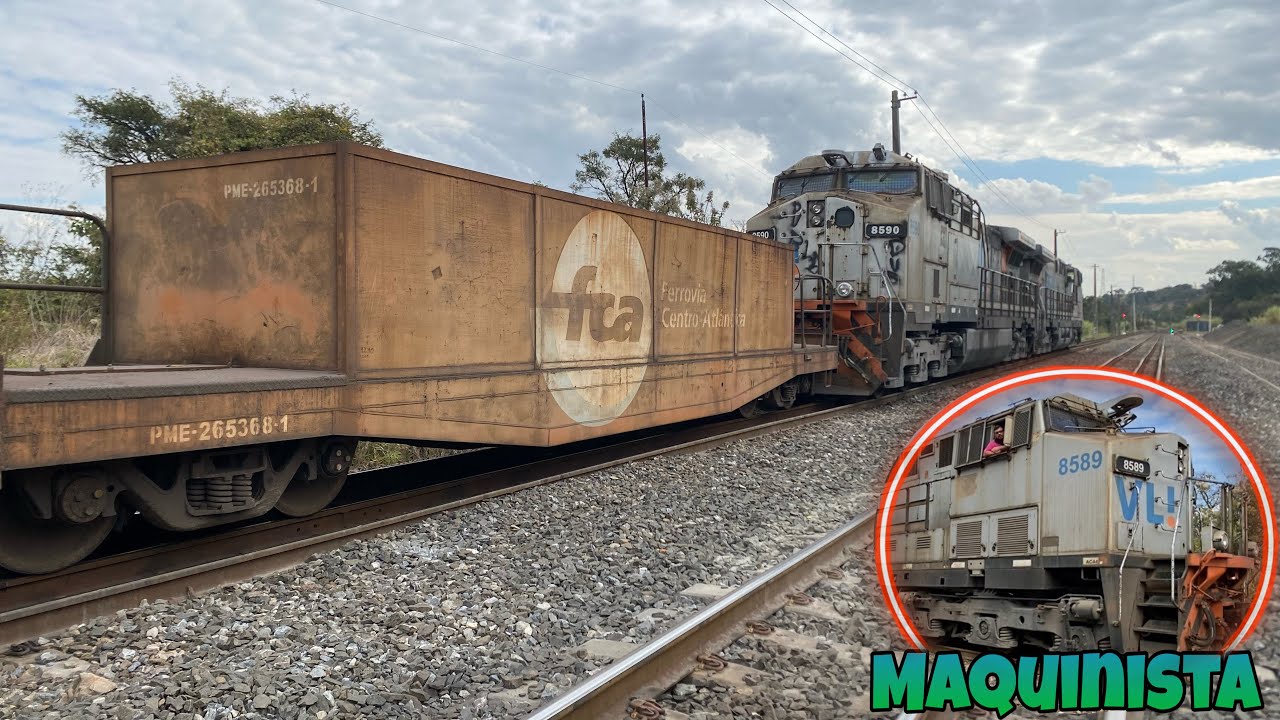 FUI FALAR COM O MAQUINISTA DO TREM DA VLI OLHA O QUE ELE FALOU PARA MIM
