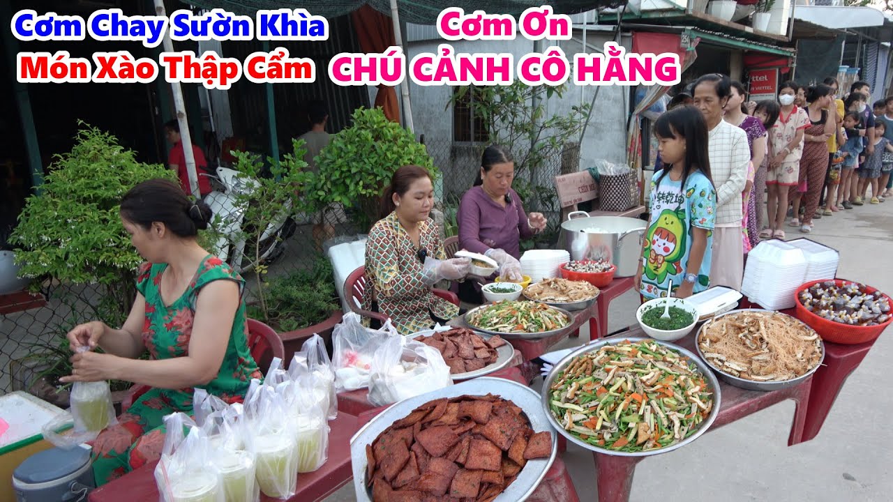 Ngày Rằm Mà Làm Món Này Buổi Sáng Ai Mà Không Thèm | CƠM BÌ CHAY SƯỜN KHÌA XÀO THẬP CẨM/ #NSĐQ