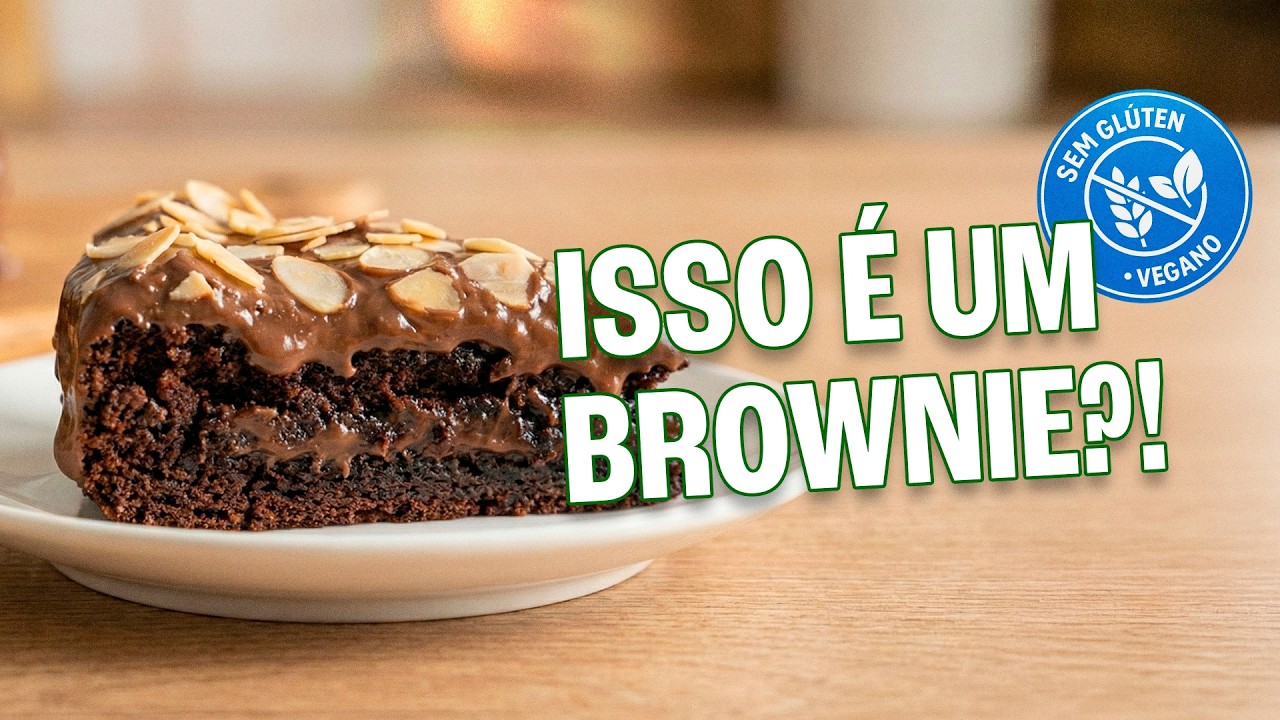 O Melhor Brownie Vegano Sem Glúten | Saudável e Anti-inflamatório