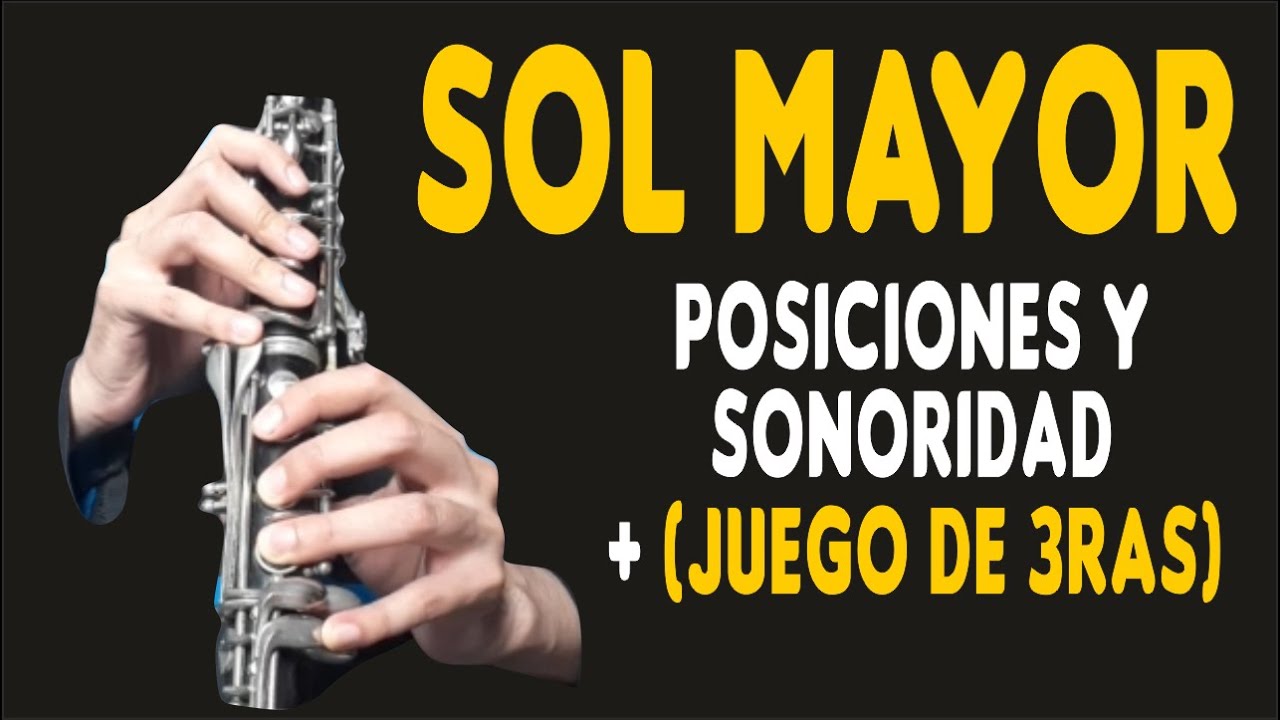 Clases de CLARINETE -  APRENDE FACIL la Escala SOL MAYOR