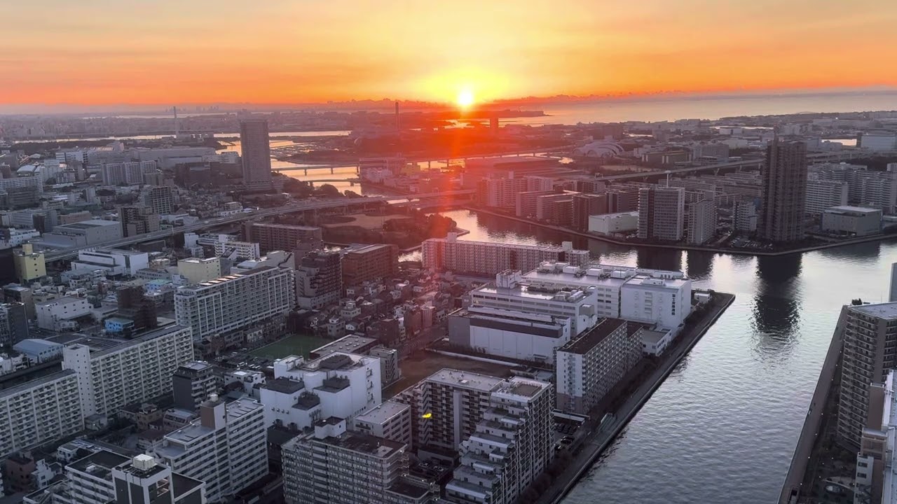 20260130千葉方向の日の出をほぼ毎日撮影🌅