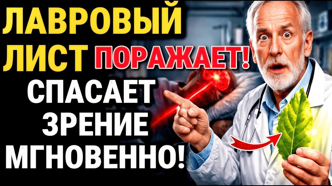 Этот простой лавровый лист ВОЗВРАЩАЕТ зрение: УЗНАЙ КАК МОЖНО СКОРЕЕ