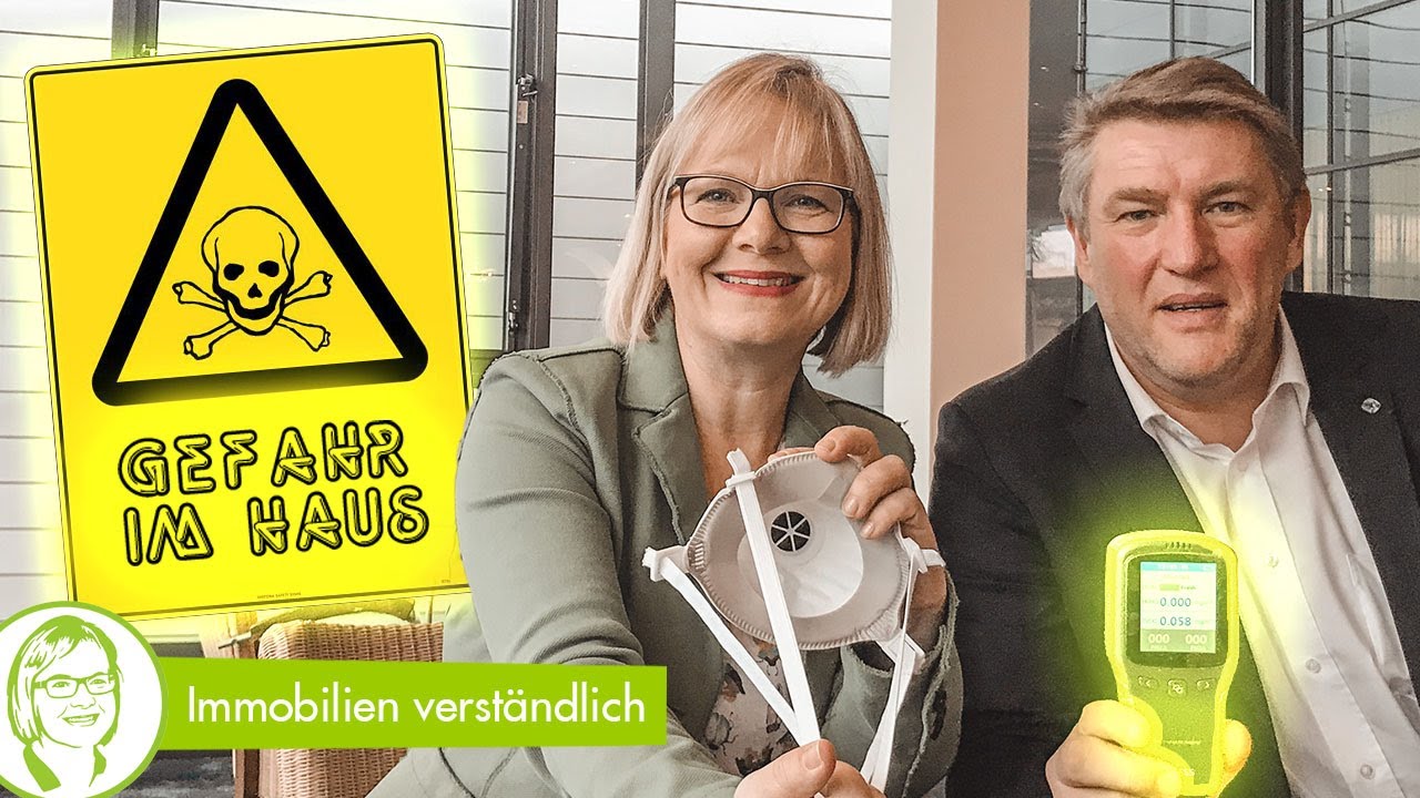 Beim Hauskauf Schadstoffe erkennen (Asbest, Blei, Schimmel, Dämmung, Radon, Formaldehyd).