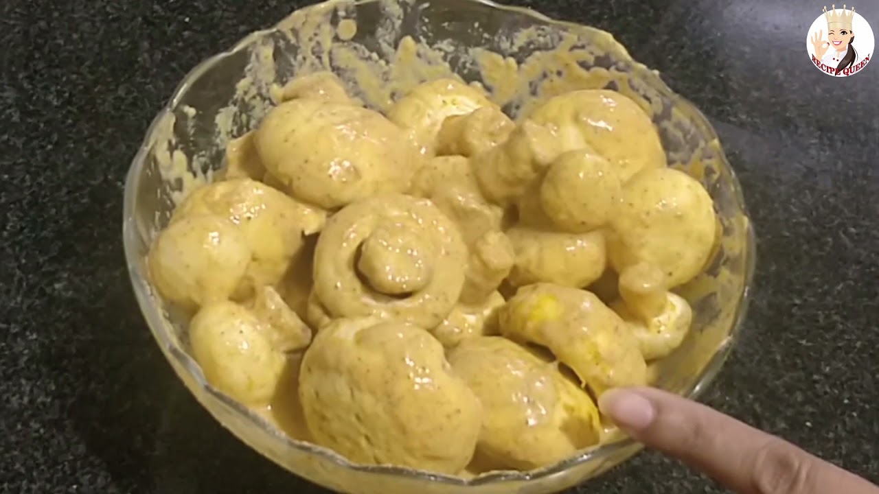 Crispy Mushroom Pakora/मशरूम के पकोड़े/Easy & Tasty Mushroom Pakoda
