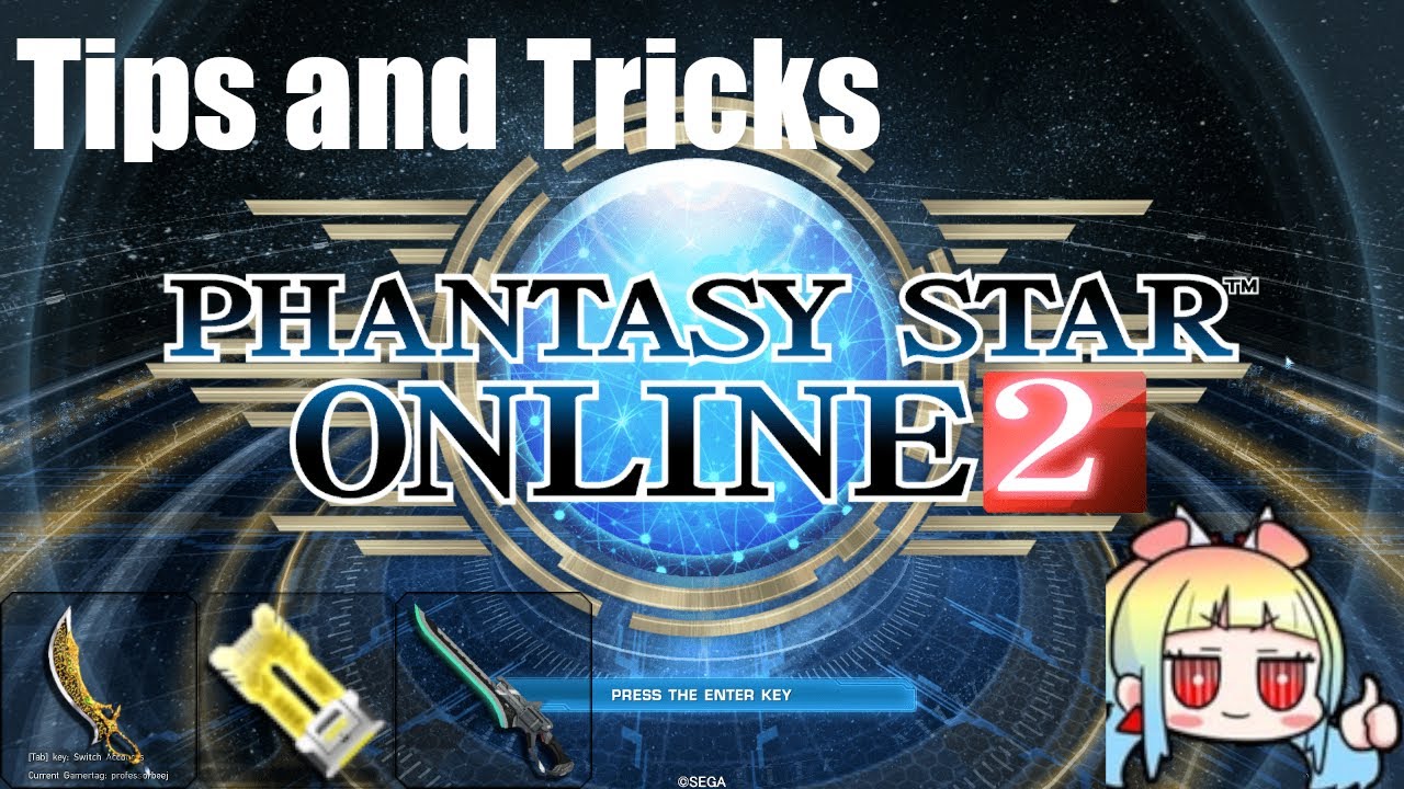 PSO2 Classic Tips and Tricks (post NGS)