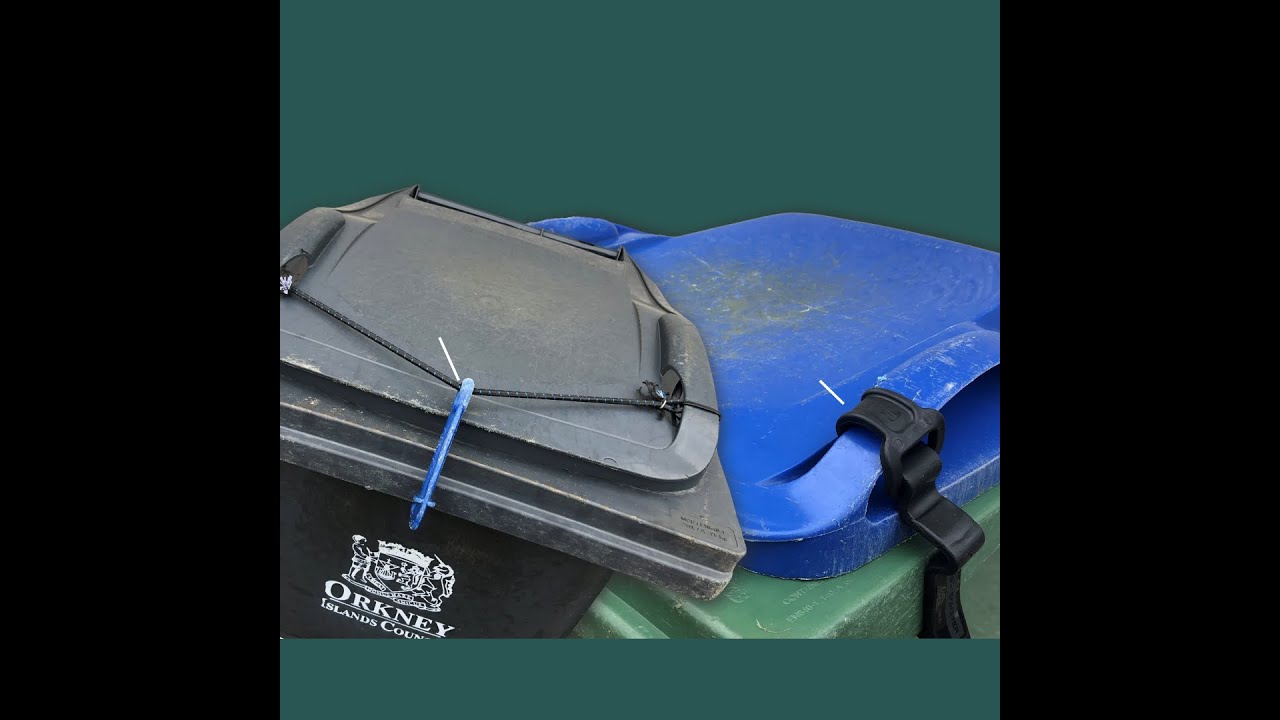 Keep a lid on it - bin clips you can use, tried and tested by our crews!