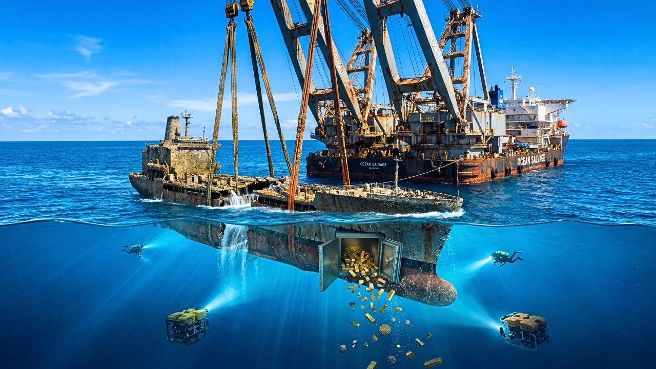 We Found a $700 Billion Vault Inside a Sunken Military Ship (50 Years Lost) | ASMR