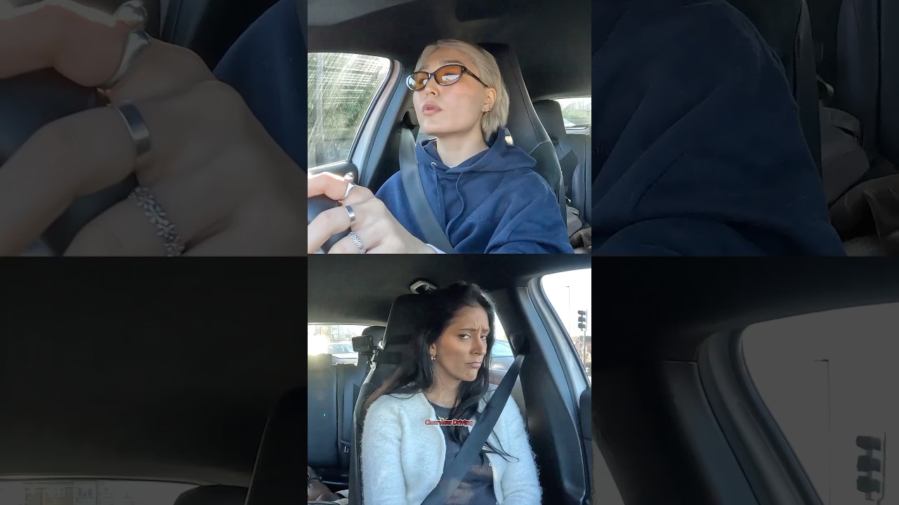 *SIDE EYE* 👁️ 👄 👁️ #driving #test #fail #roundabout #london #road #learn #howto