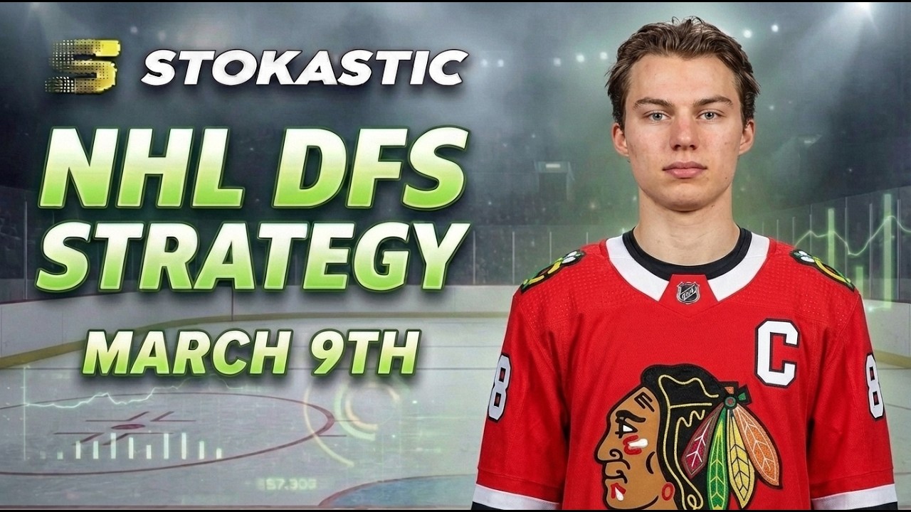 NHL DFS Strategy Monday 3/9/26 | DraftKings & FanDuel Daily Fantasy Hockey Picks