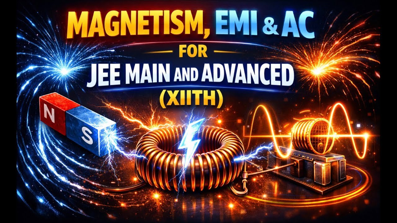 PHYSICS POINT B.K Sir  is live to discuss illustration based on magnetism, EMI & AC