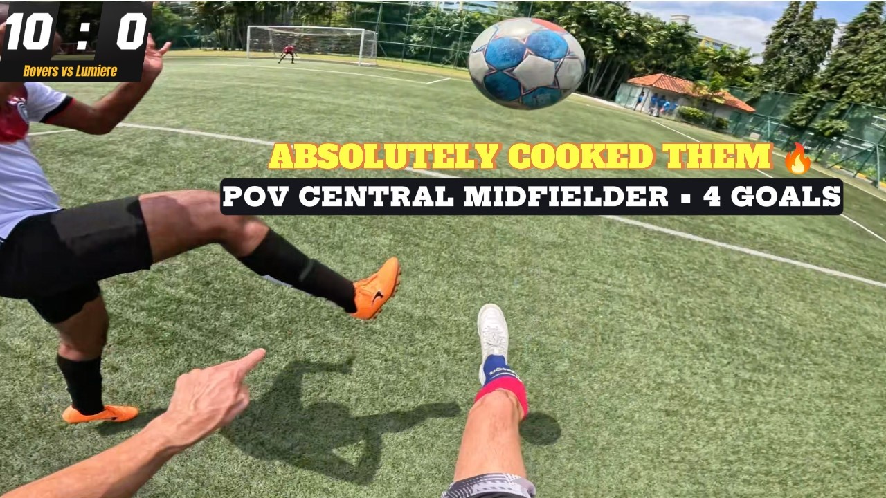 I Scored 4 Goals As A Central Midfielder | CM POV Football / Soccer