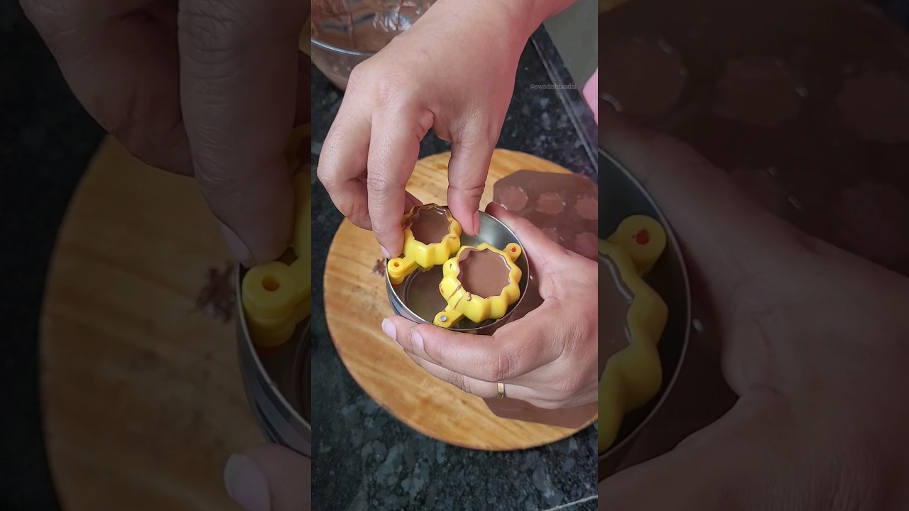 chocolate dry fruit modak🌰😋| चॉकलेट मोदक #modak  #chocolatemodak #shorts