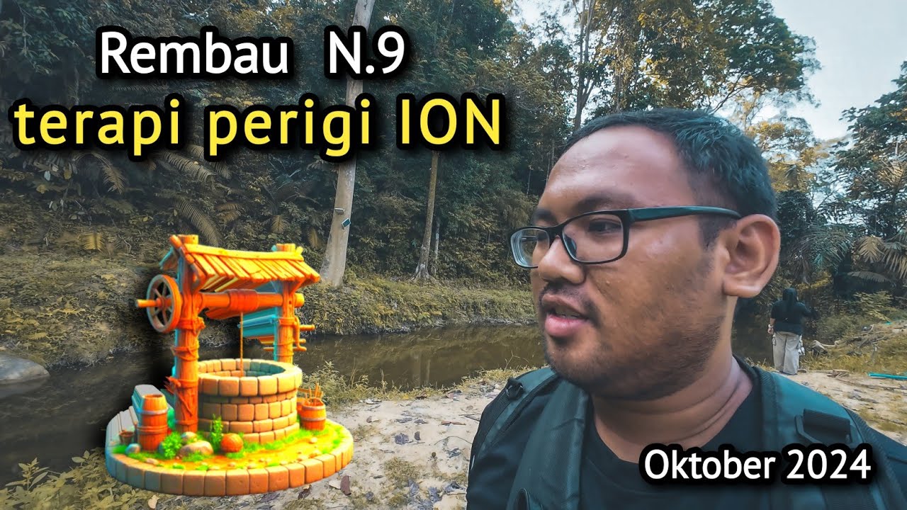 suasana di terapi perigi ION di Dusun Pinang campsite Ulu Sepri, Rembau, Negeri Sembilan