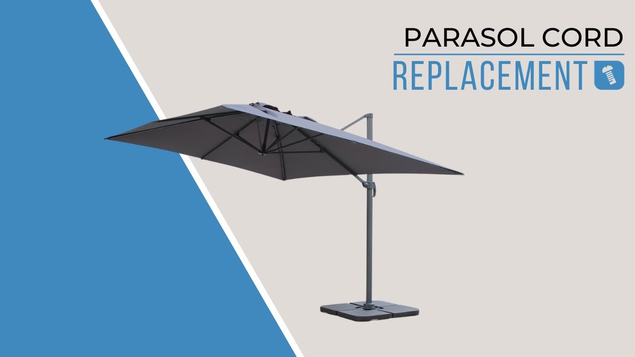 How do I replace the CORD on my ST JEAN DE LUZ parasol?