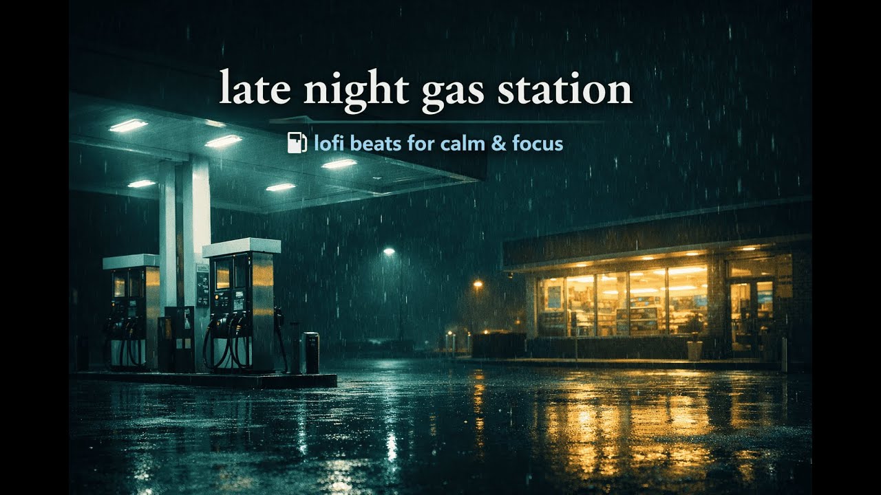 late night gas station ⛽ | 30 min lo-fi mix for calm & focus