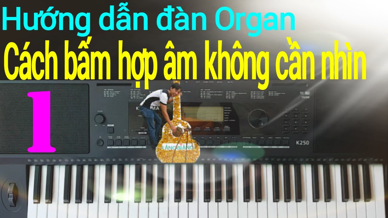 Cách bấm hợp âm trên đàn organ - Đơn giản - dễ nhớ - không cần nhìn | Điêu Chương