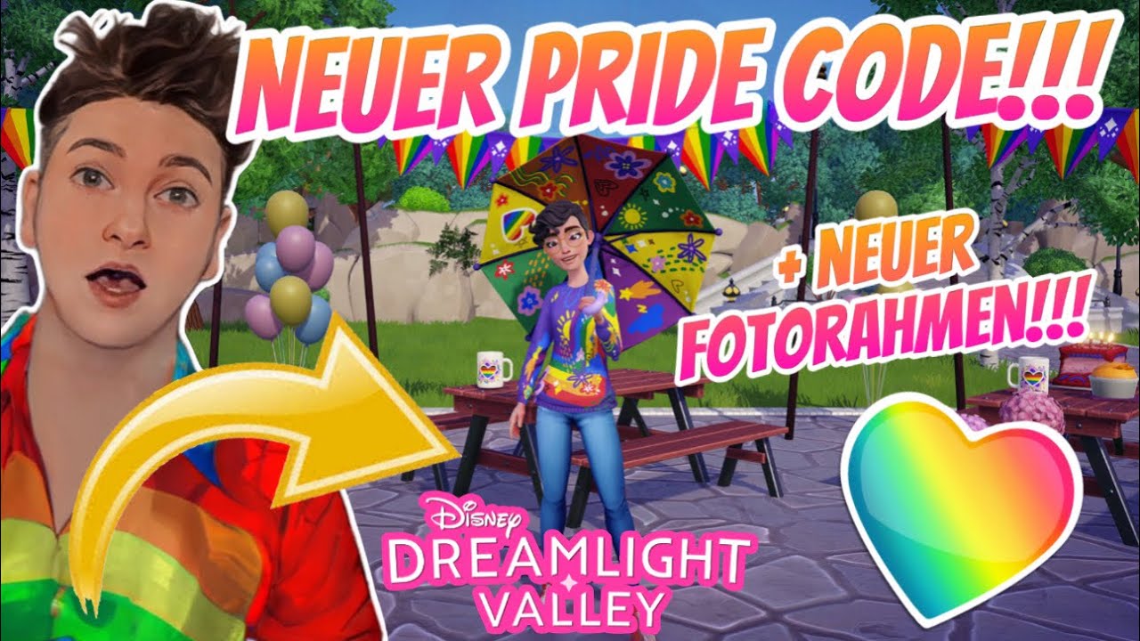 NEUER PRIDE CODE für NEUE ITEMS & neuen FOTORAHMEN!!! 😍| Disney Dreamlight Valley