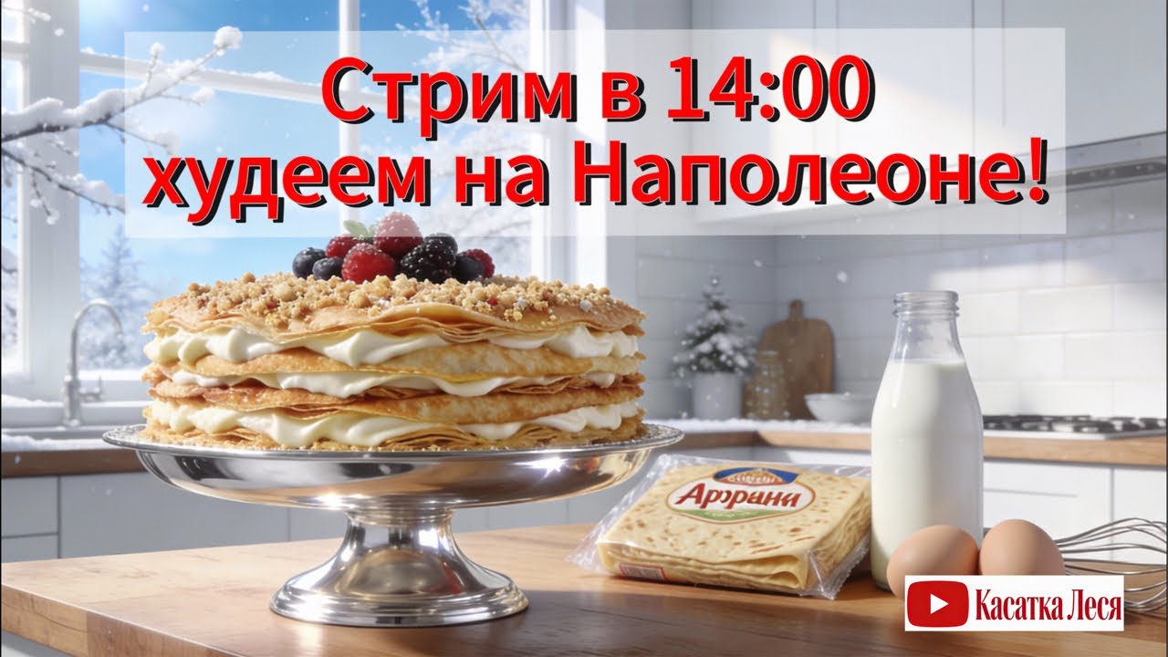Бестселлер рецептов! Наполеон на 150ккал!