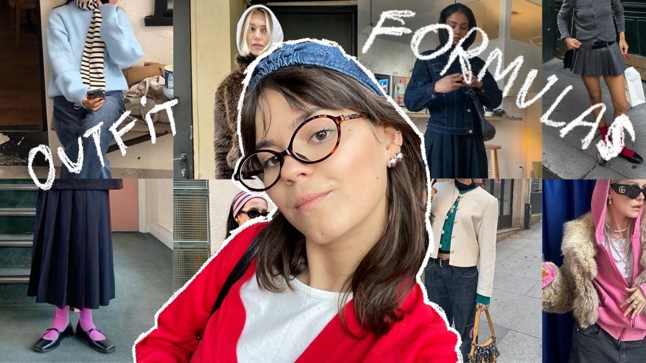 fall outfit FORMULAS for when you don't know what to wear 🍂