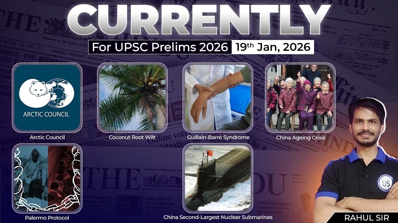 19th January Current Affairs |  Prelims 2026 | Hindu + IE | PYQs Practice | MAD Techniques#upsc