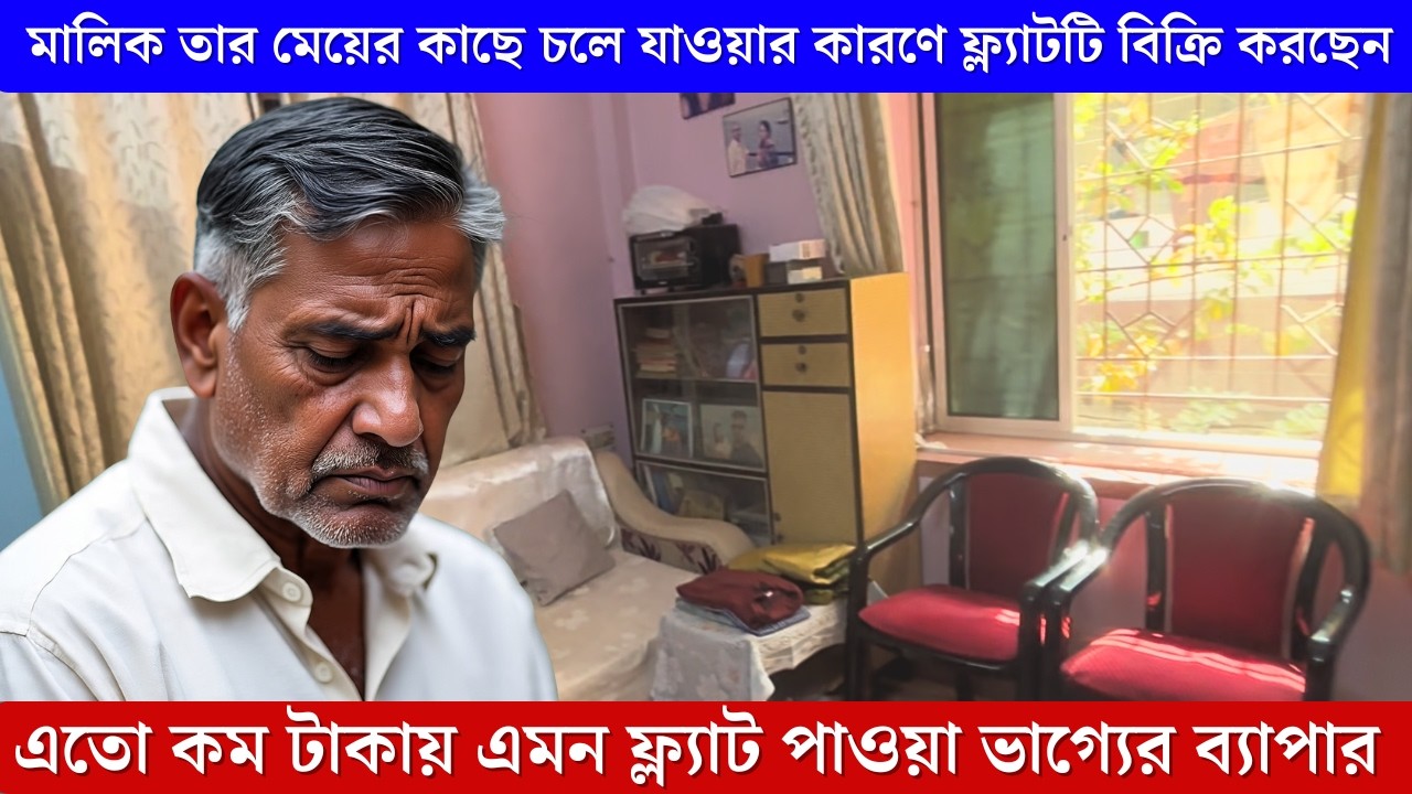 মালিক তার মেয়ের কাছে চলে যাওয়ার কারণে ফ্ল্যাটটি বিক্রি করছেন