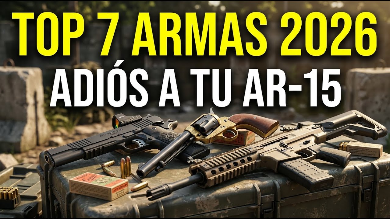 Por Qué Estas 7 Armas Reemplazan a tu AR-15 en Combate Real