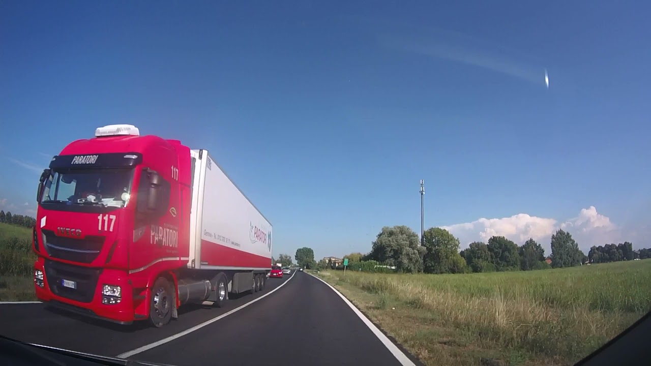 Driving from Morimondo to Milano 3 Basiglio | Lombardia | Italy