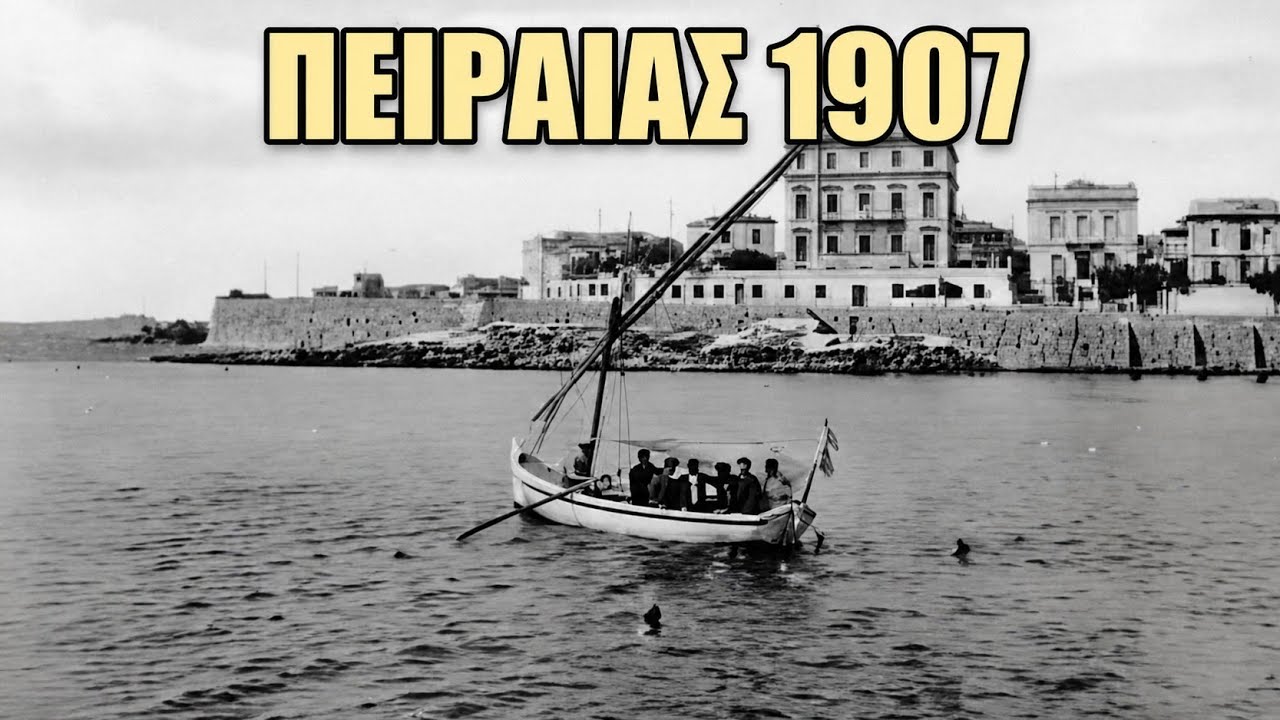 Πειραιάς 1907: Το παλιό λιμάνι και η χαμένη Αγία Τριάδα (AI Restoration)