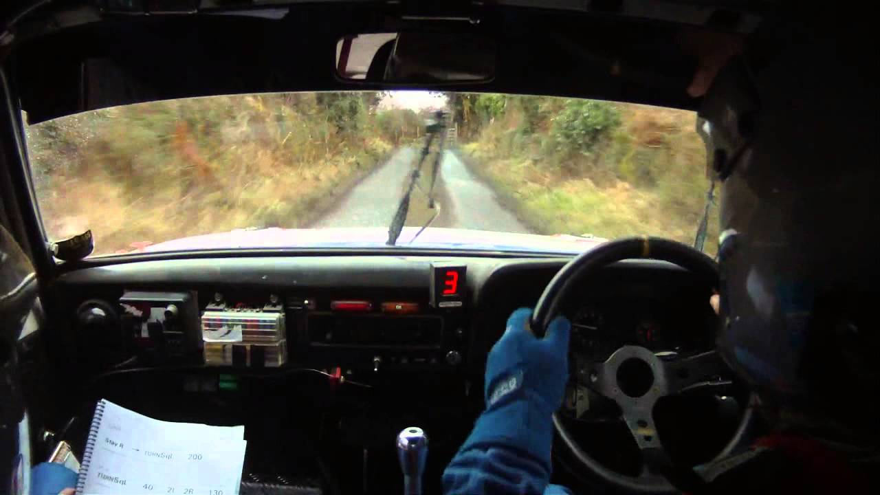 Brian Armstrong and Mark Tierney SS6 Mayo stages rally  2014