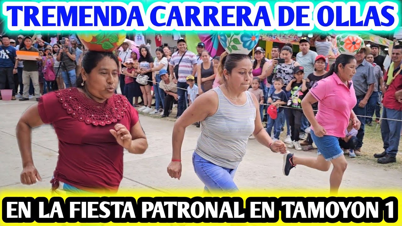 TREMENDA CARRERA DE OLLAS 2024 EN LA FIESTA PATRONAL DE TAMOYON 1RO