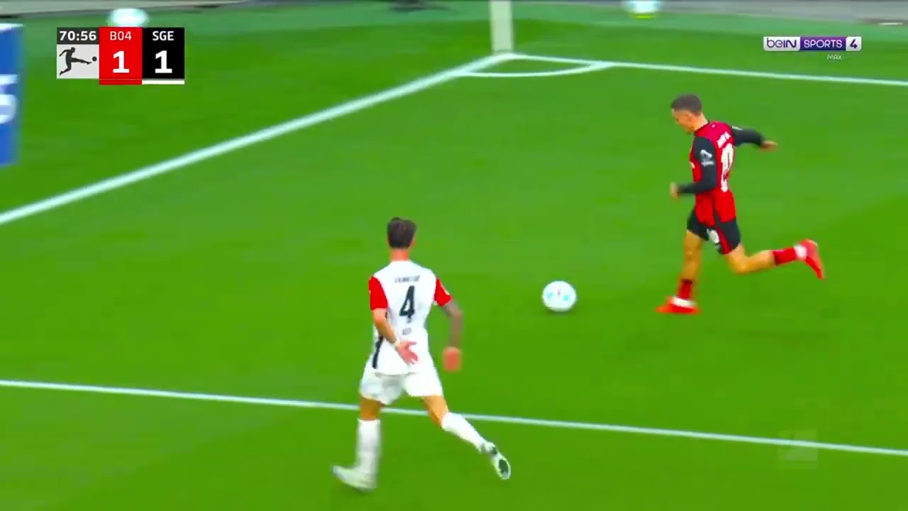 Victor Boniface with a funny dance after scoring for Bayer Leverkusen 🤣🤣🤣