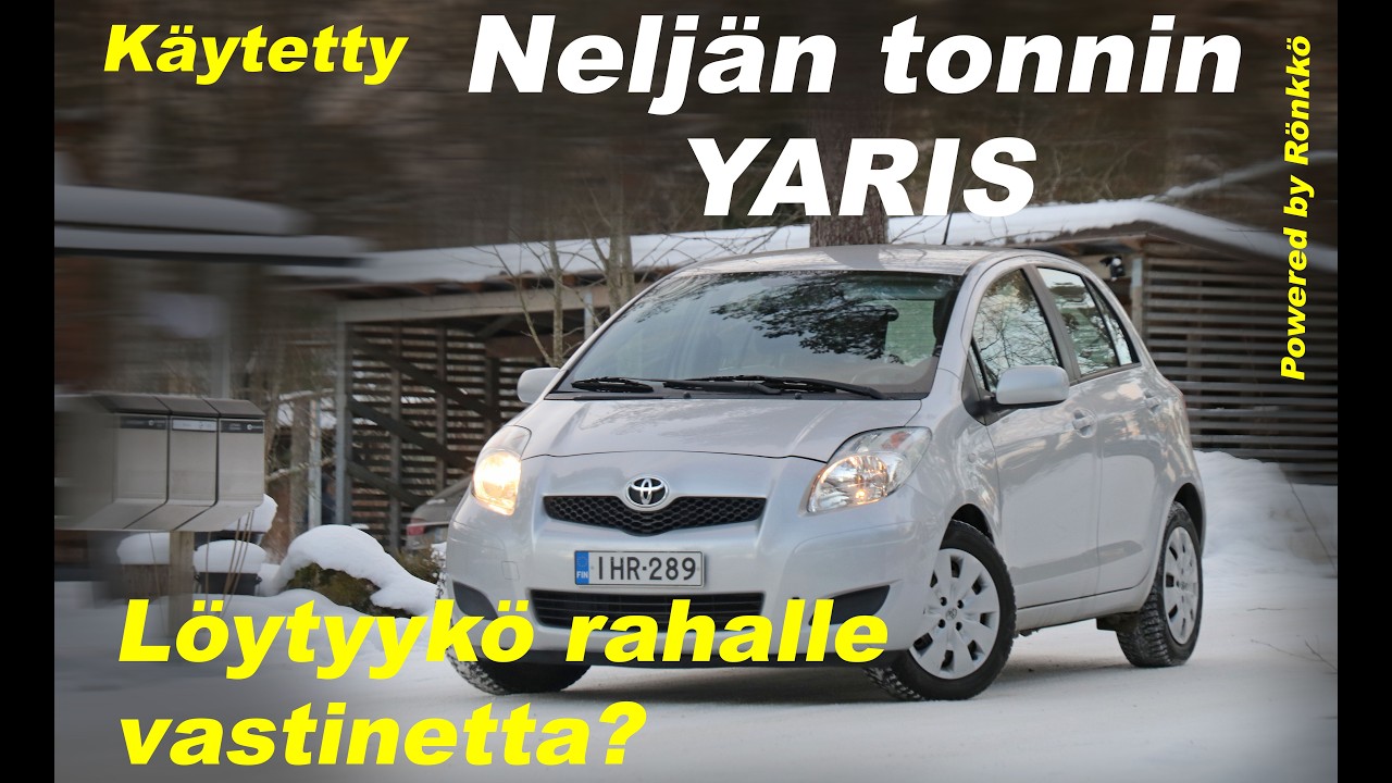 Käytetty Toyota Yaris on suomalaisten luottoratsu