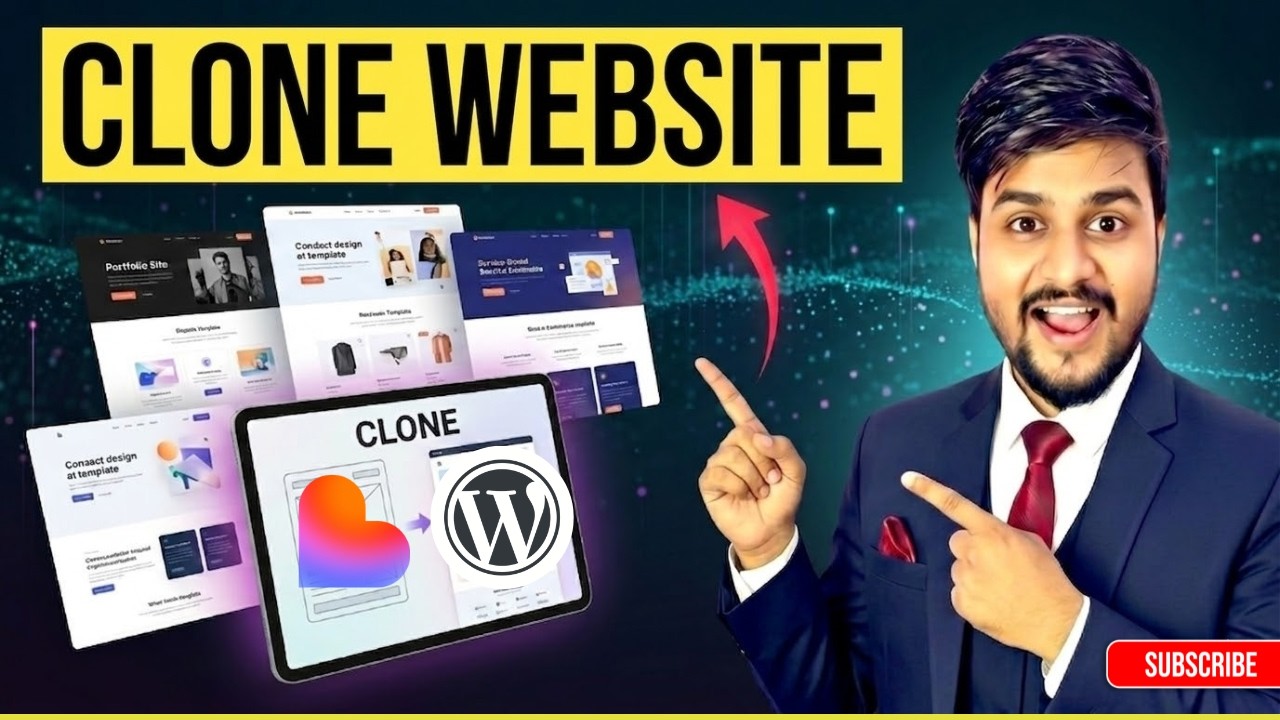 Clone Website with AI in 1 CLICK (2026) 🔥 | Create Wordpress Websites Fast !