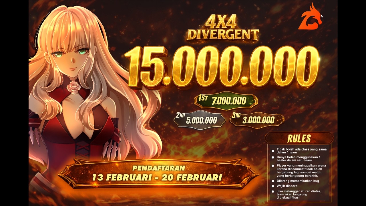 [ LIVE ] Day 1 PvP Tournament DIVERGENT - Dragon Nest SEA