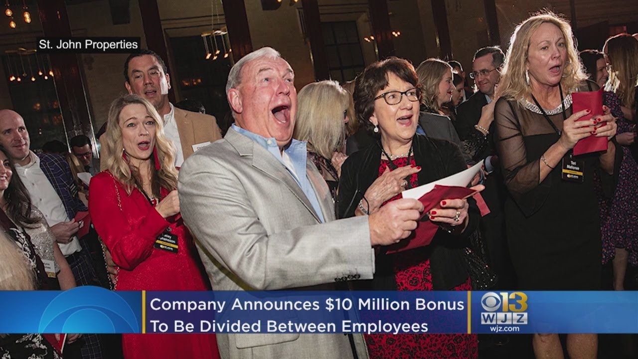 Baltimore Company Surprises Employees With $10M In Bonuses At Holiday Party