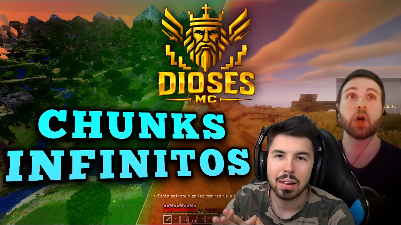 El problema de los CHUNKS en DiosesMC 😱 | El MOD secreto que usan Vegetta777 y Willyrex