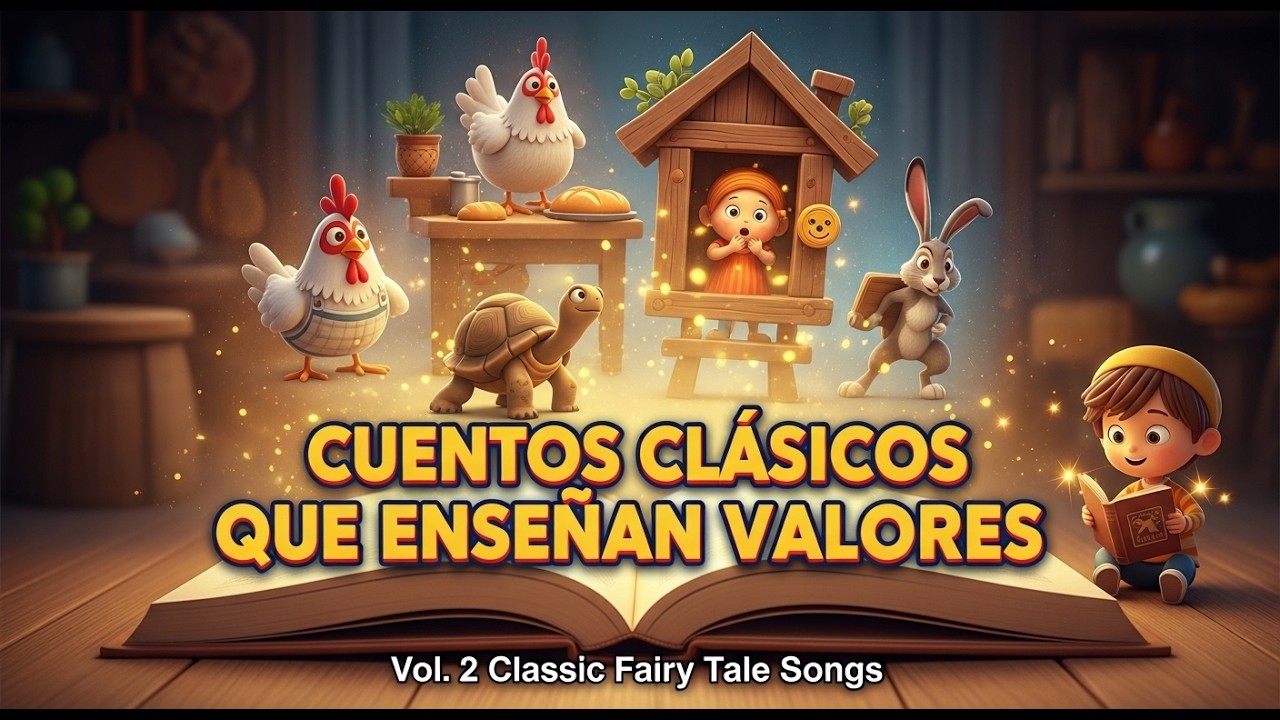 Canciones de cuentos clásicos | Vol. 2 Classic Fairy Tale Songs for Kids | Spanish