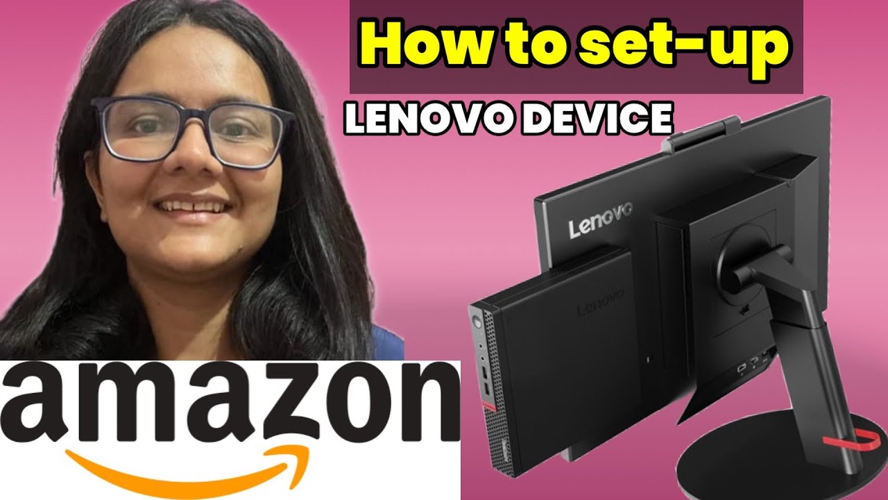 How To Assemble Lenovo ThinkCenter | Lenovo ThinkCenter Monitor Setup  | Amazon Lenovo setup Guide