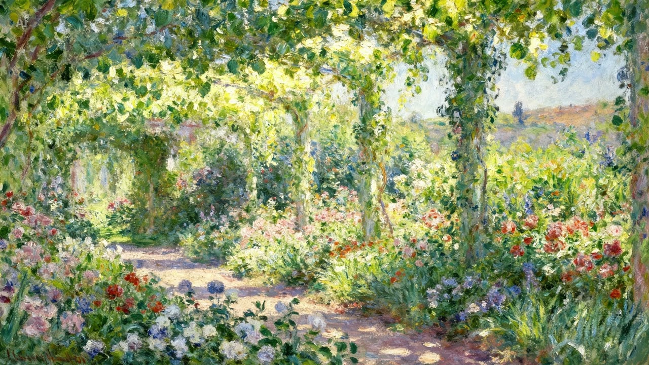 Impressionism Art | Gardens, Parks & Sunlight | 1 Hour Art Screensaver