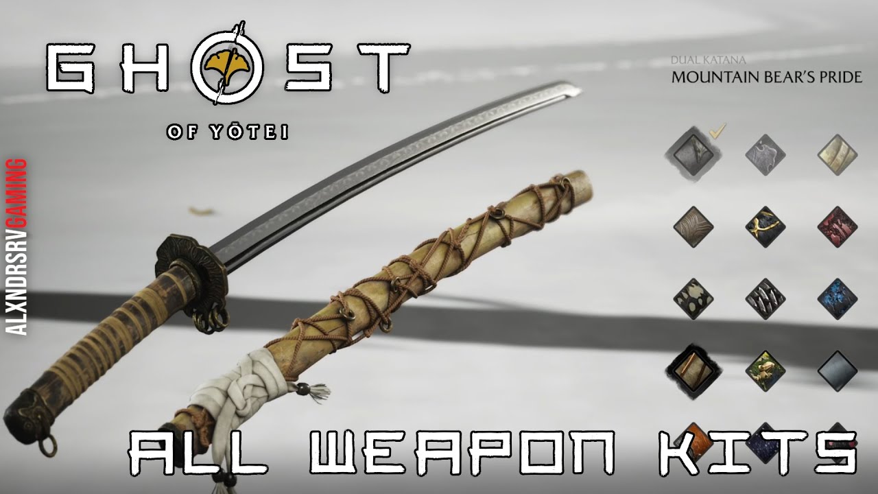 Ghost of Yotei All Weapon Kits