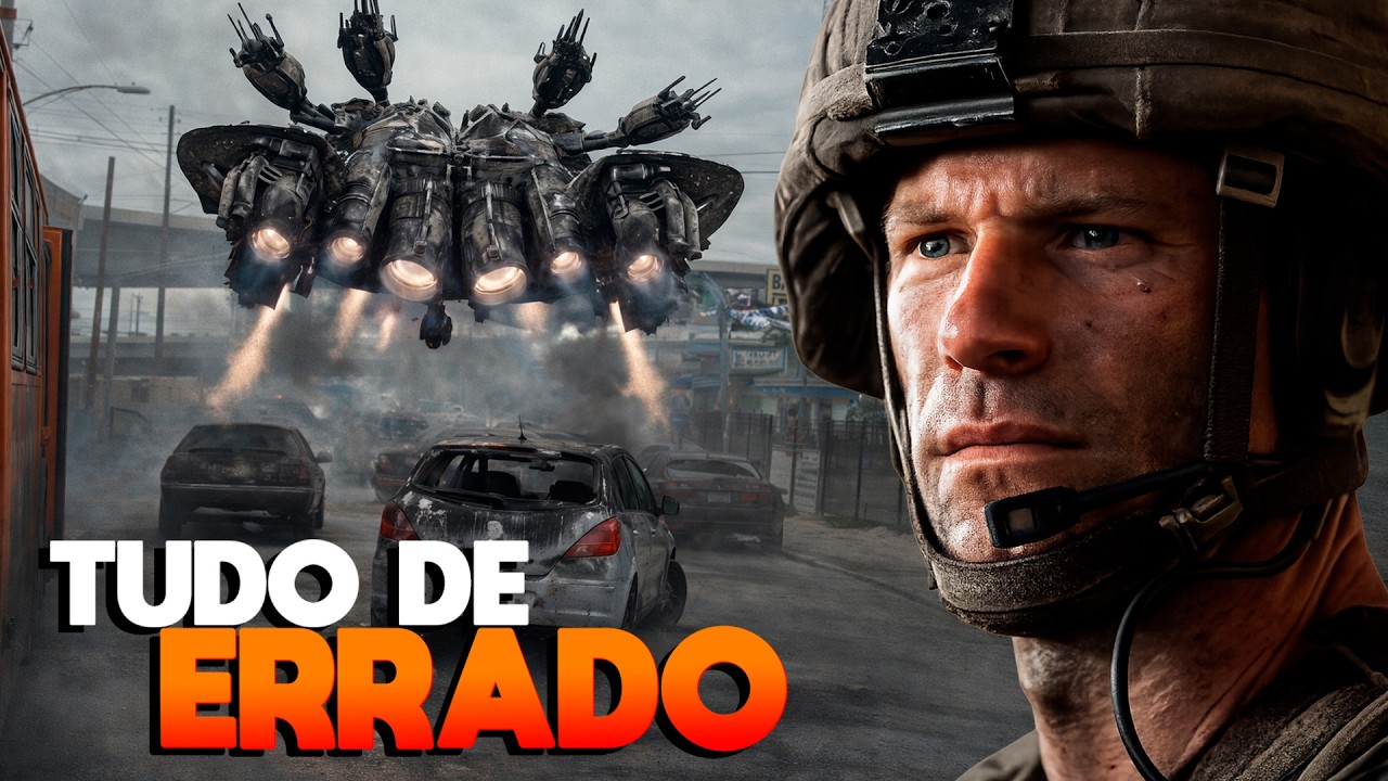 TUDO de ERRADO com INVASÃO DO MUNDO: BATALHA DE LOS ANGELES