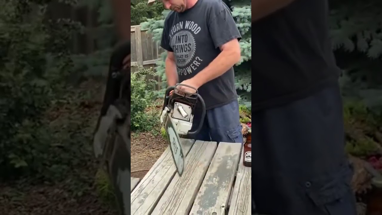 Stihl 500i ultimate muffler mod! Happy Friday, that&rsquo;s to the one who subscribed! #chainsaw #500i