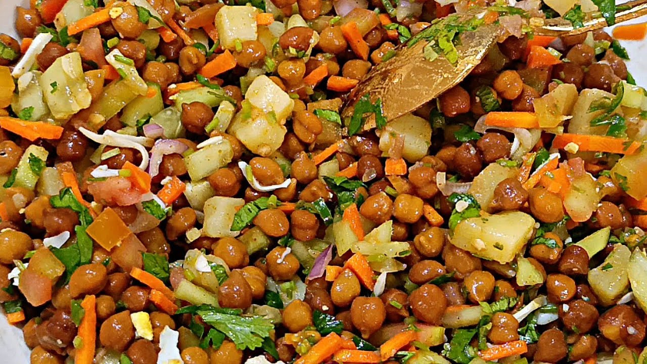 রমজানে ইফতারে সহজ আর মজার ছোলার চাট 🌙🥗