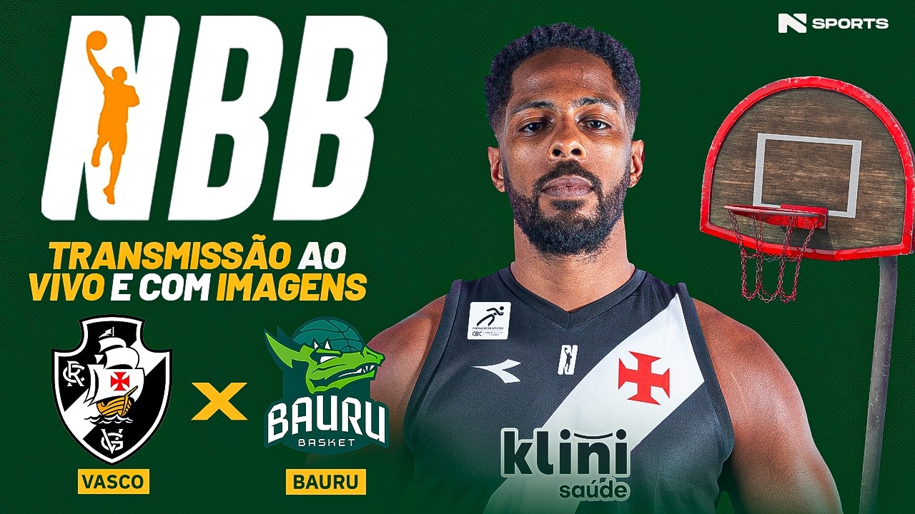 🔴 AO VIVO E COM IMAGENS | VASCO DA GAMA X BAURU | NBB 2025/26