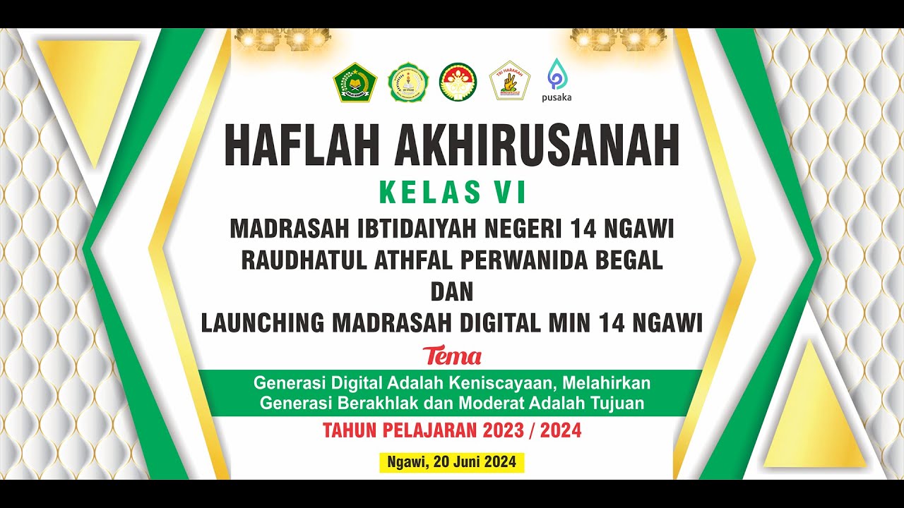 Akhirusanah MIN 14 Ngawi dan RA.Perwanida Begal & Launching Madrasah Digital MIN 14 Ngawi 2024