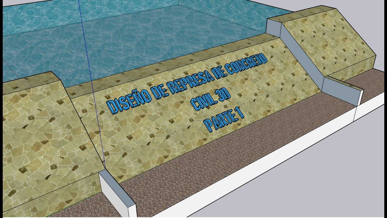 plantilla gratis civil 3d y curso completo de diseño de presas de concreto (parte 1)
