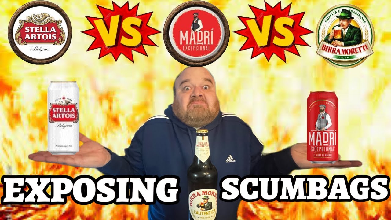 Пивная битва SCUMBAG! Стелла против Мадри против Моретти