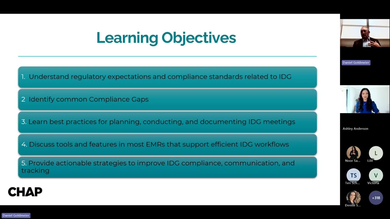 Hospice IDG Best Practices Webinar 2025