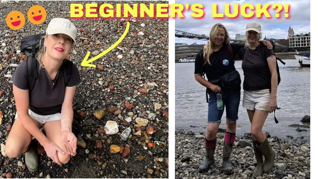 She Tried Mudlarking for the First Time - Look What She Found!  with @miss_detectorist