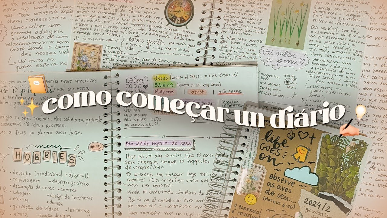 COMO COMEÇAR A ESCREVER UM DIÁRIO | o hábito que vai te trazer mais criatividade e autoconhecimento